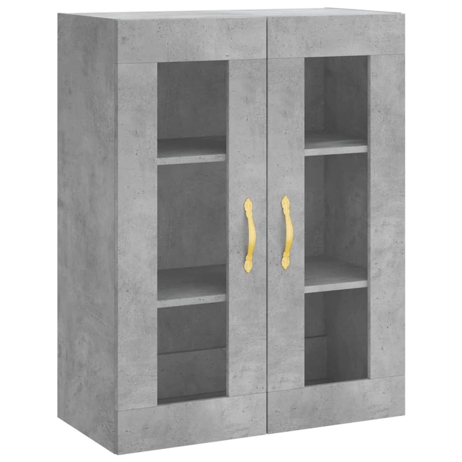 vidaXL Wandschrank Betongrau 69,5x34x90 cm 828464 günstig online kaufen