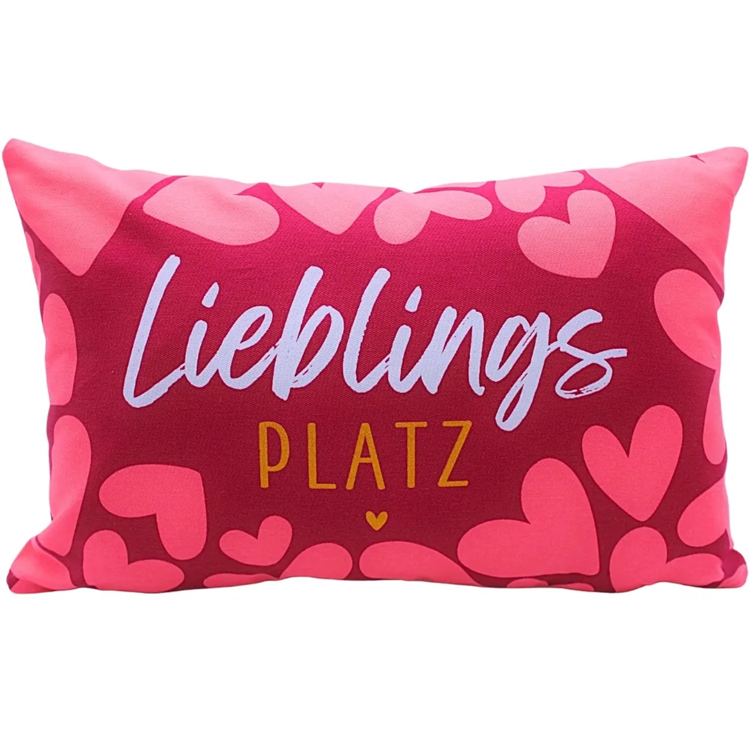 Dekohelden24 Zierkissen Dekokissen Kopfkissen L/B/H ca 40 x 13 x 23 cm 100% Baumwolle