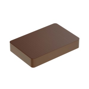 Bauheld Unterlegplatte Kunststoff, 60x40x10mm, braun, für Fenster-Zubehör.