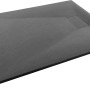 Anthrazitfarbene baliv Duschwanne 120x90 cm in Steinoptik aus robustem SMC Kunststoff.