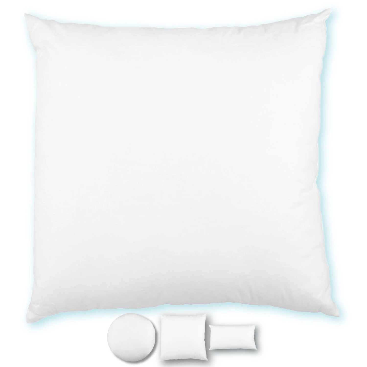 Weißes Arsvita Kissenfüllung 30x30 cm aus Premium Polyester für Sitzkissen & Gartenstuhlauflagen.