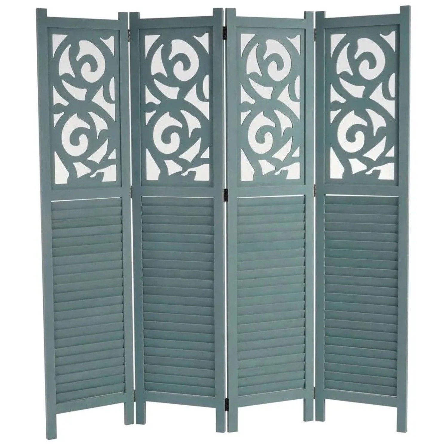 MCW Paravent Izmir 170x161x2cm Grün