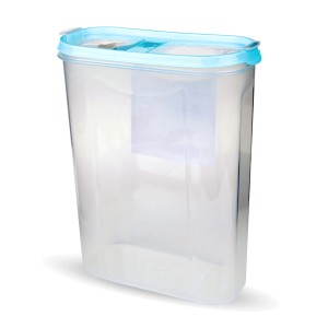 2er-Pack Bestlivings Schüttdose, 2,8L, türkis. Vorratsdose aus Kunststoff mit Dosieröffnung.