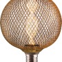 Goldene LED Dekoleuchte G125 mit E27 Fassung für stimmungsvolle Beleuchtung.