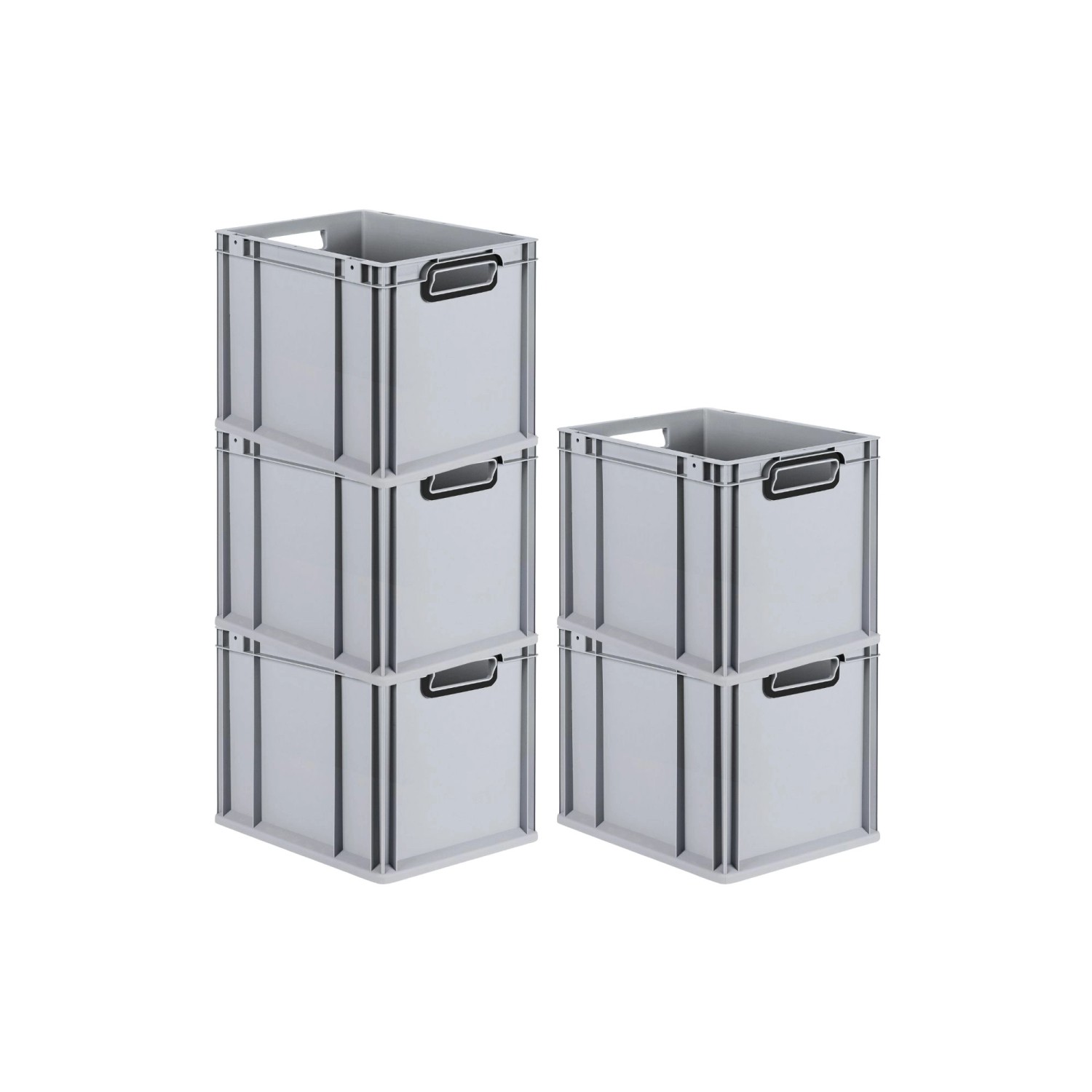 PROREGAL SparSet 5x Eurobox Nextgen Color HxBxT 32x30x40cm 30 Liter Griffe günstig online kaufen