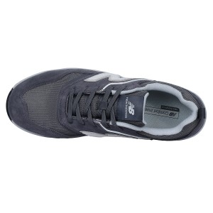 New Balance Elite Lite S1 Sicherheitsschuh, grau-weiß, Größe 40, Aufsicht.