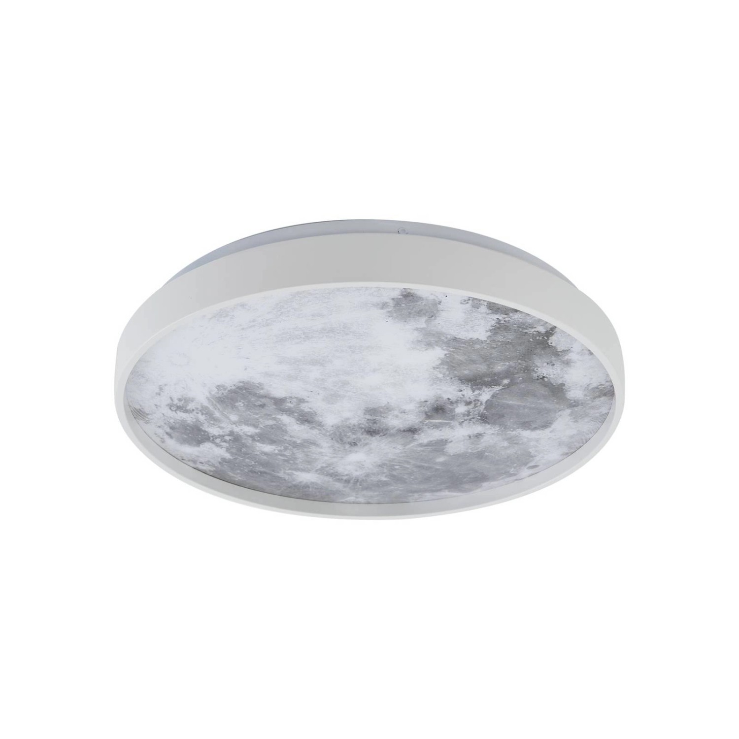 Lindby LED Deckenleuchte Lune 10030590 Modern in Alu 1-flammig Wohnzimmerleuchte
