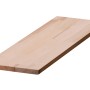 Unbehandelte Leimholzplatte Buche, 200x50x1,8 cm, ideal für Regalböden und Möbelbau.
