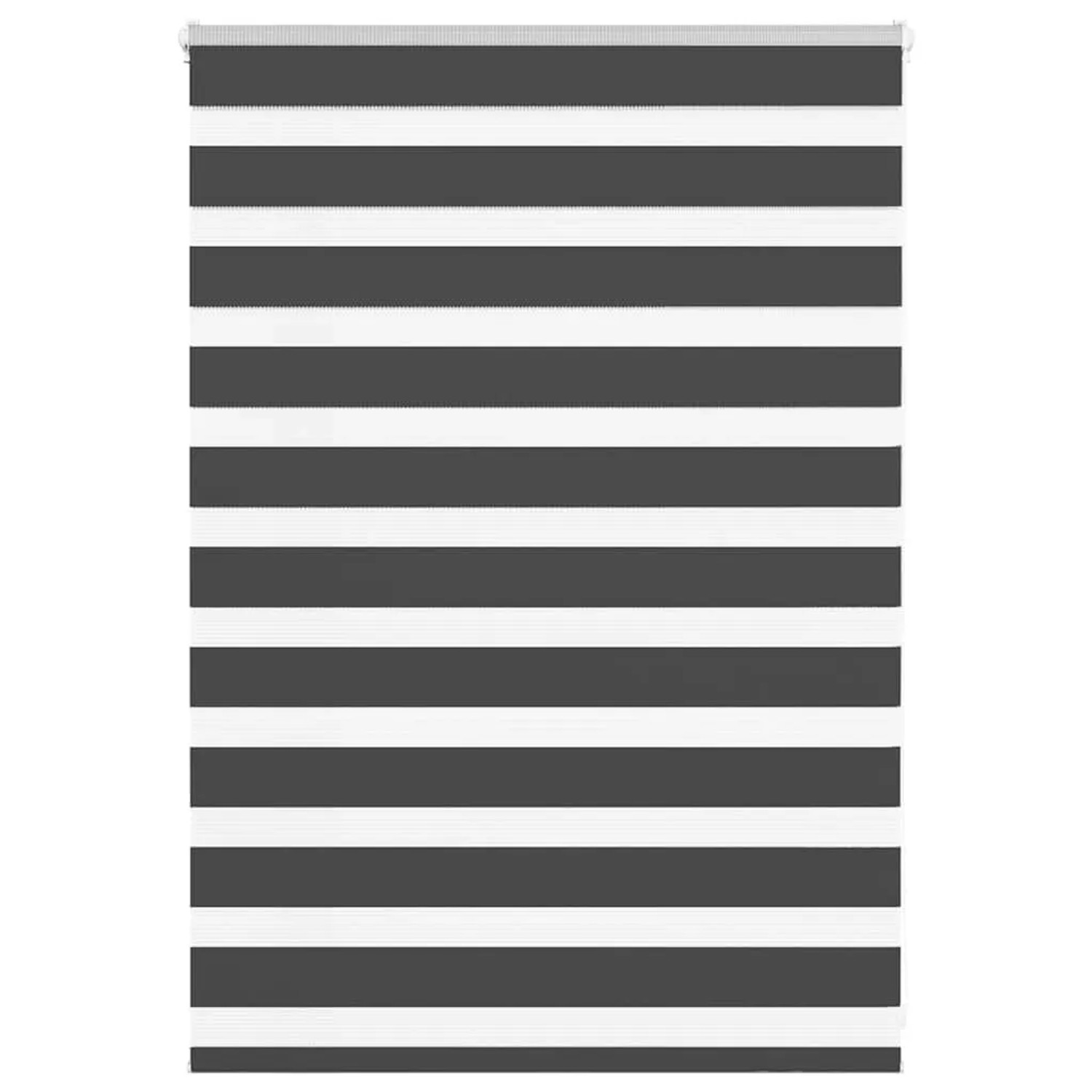 vidaXL Doppelrollo Schwarz 95x100 cm Stoffbreite 90,9 cm Polyester 4014208 günstig online kaufen