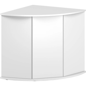 Weißer Juwel Aquariumunterschrank SBX Trigon 190 für Eckaquarien.