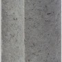 Diephaus Minipalisade gekehlt, grau, 80x11x11 cm, für flexible Garteneinfassung.