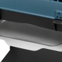 Detailaufnahme des Enders Camping-Gasgrill Explorer II Pro mit Fettauffangschale.