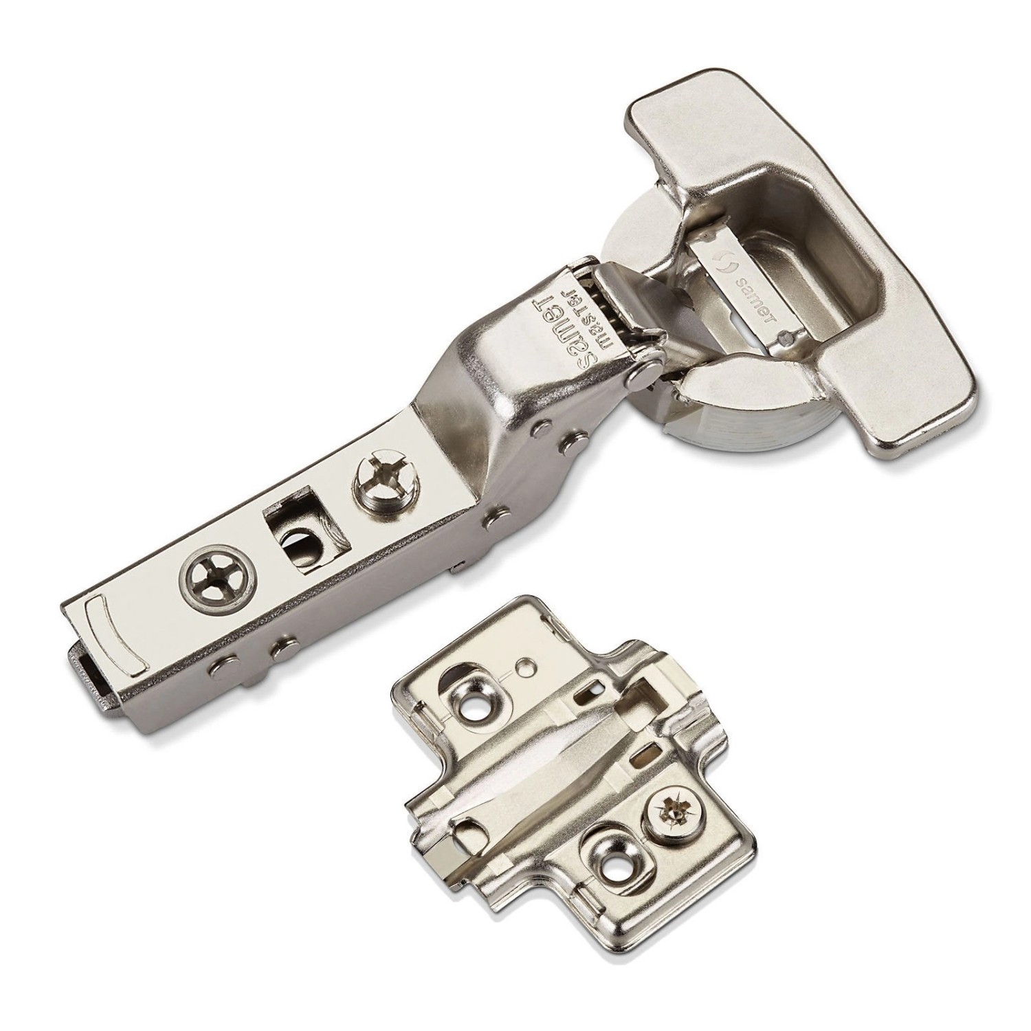 Thumbnail - SOTECH MASTER TOOLLESS Topfband T45 Gedämpft Innenanschlag 110 Grad mit Exzenterverstellung