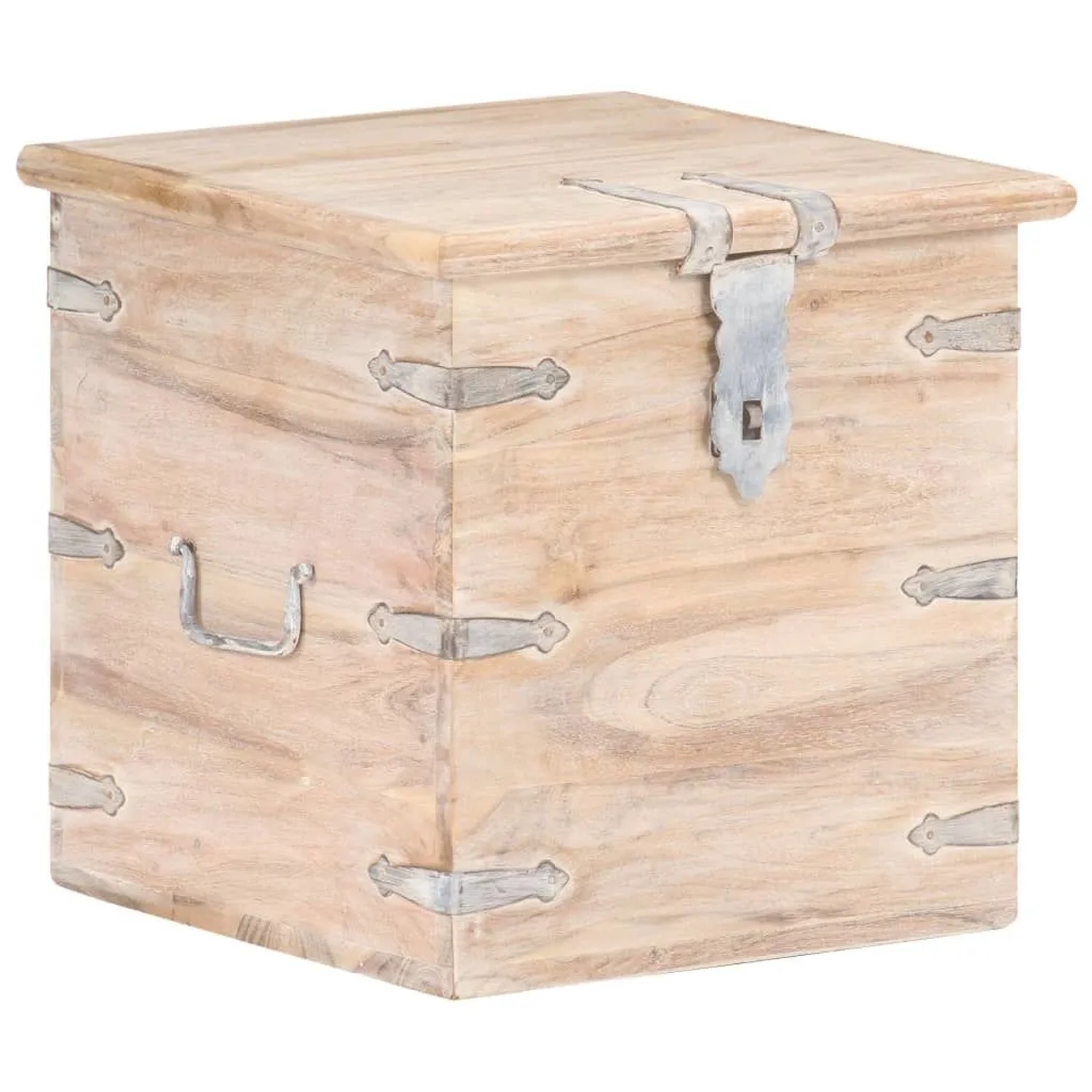 vidaXL Truhe 40x40x40 cm Akazie Massivholz 289646