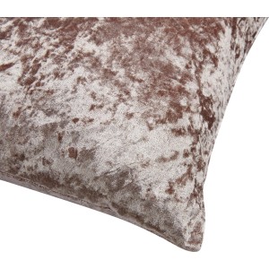 Dekokissen, 45x45 cm, rosa, aus weichem Samtstoff für Wohnzimmer & Schlafzimmer.