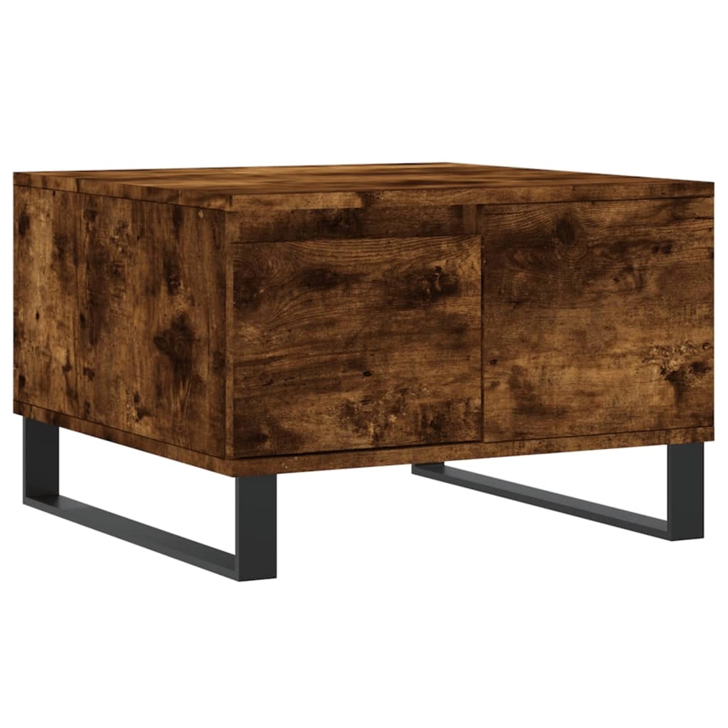 vidaXL Couchtisch Räuchereiche 55x55x36,5 cm Holzwerkstoff 830769 günstig online kaufen