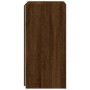 VidaXL TV-Wandschrank in Braun Eichen-Optik, 30,5x35x70cm. Wohnwand mit Holzstruktur.