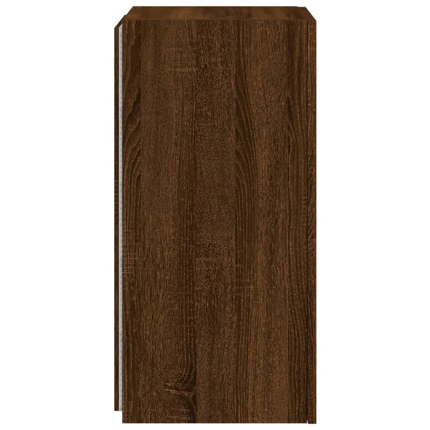 VidaXL TV-Wandschrank in Braun Eichen-Optik, 30,5x35x70cm. Wohnwand mit Holzstruktur.