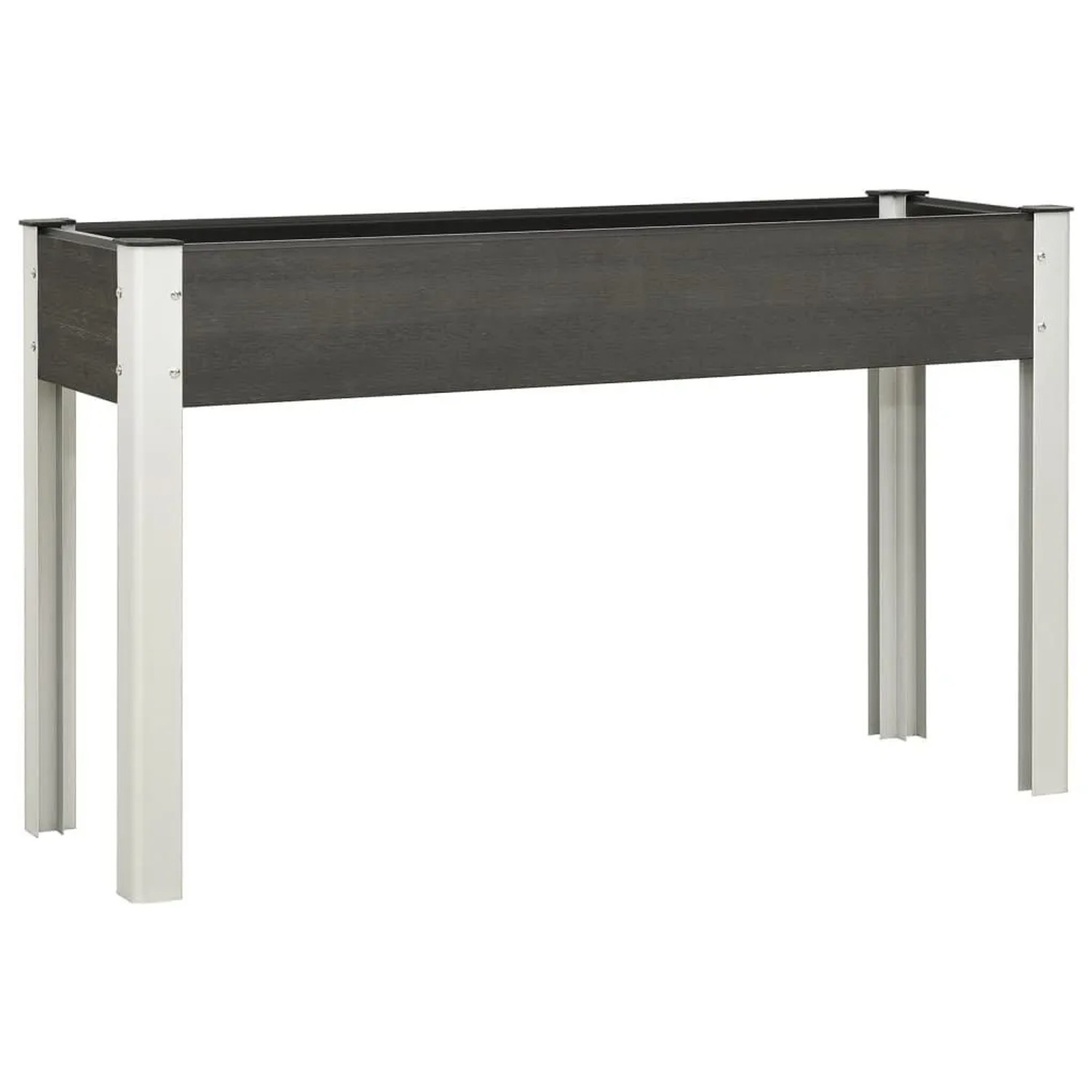 Furnicato Garten-hochbeet Grau 120x40x75 Cm Wpc