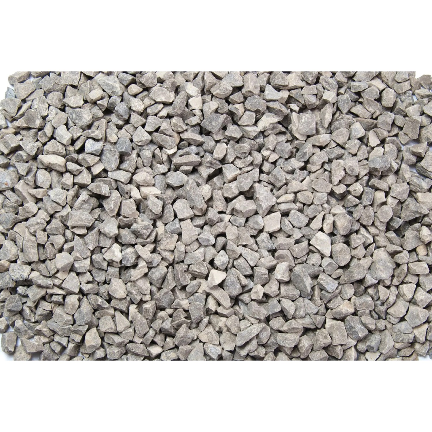 Scherf Kalksteinsplitt Maus-Grau 8 - 12 mm 25 kg PE-Sack