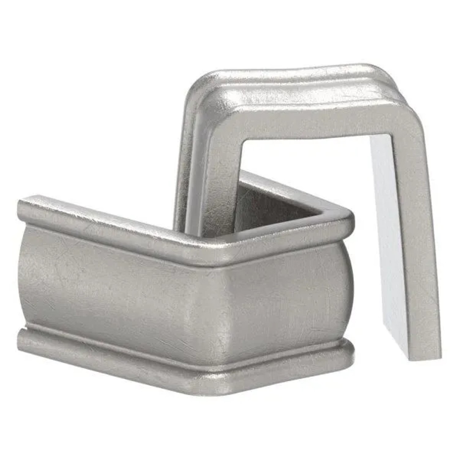 FeNau Bund 1 Stück Material 14x3 mm Innenmaß 13x21 mm Stahl Roh S235JR