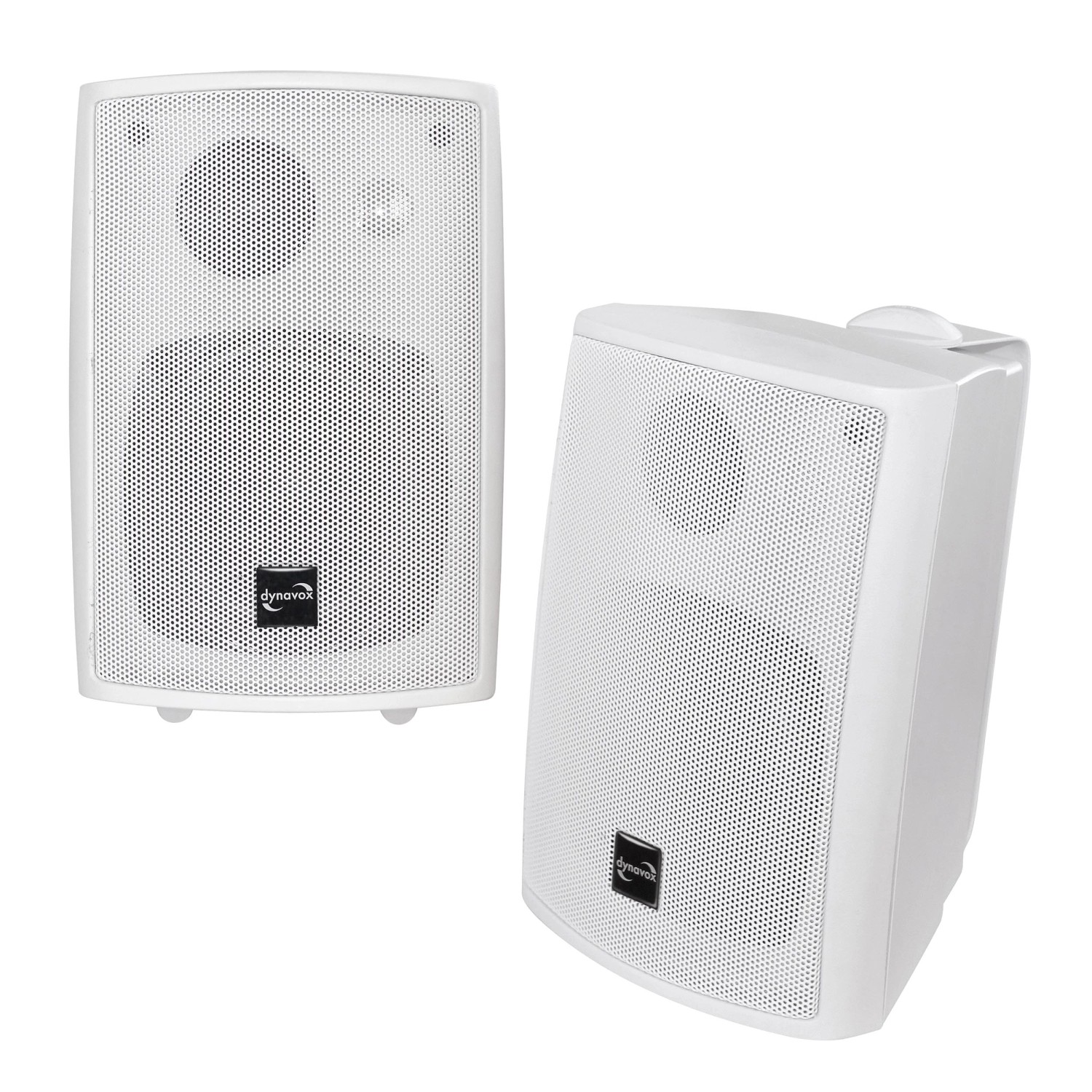 Dynavox PB-402 Wetterfeste 3-Wege-Boxen Mit Halterung Weiß günstig online kaufen