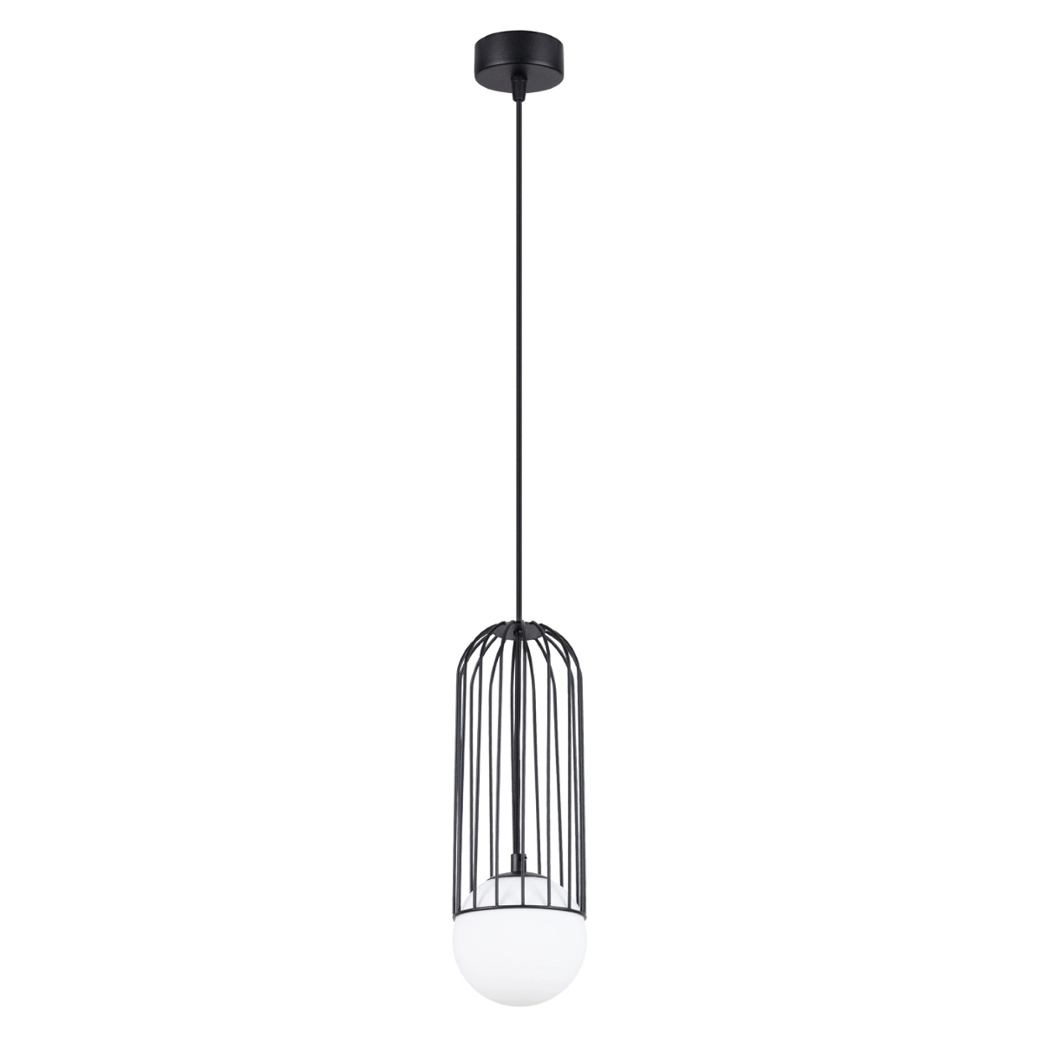 Sollux Lighting Pendelleuchte Brina 1 Schwarz günstig online kaufen