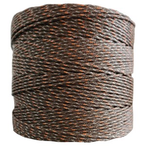 ZGM Weidezaunlitze Premium Braun/Orange 1000 m 9 Leiter