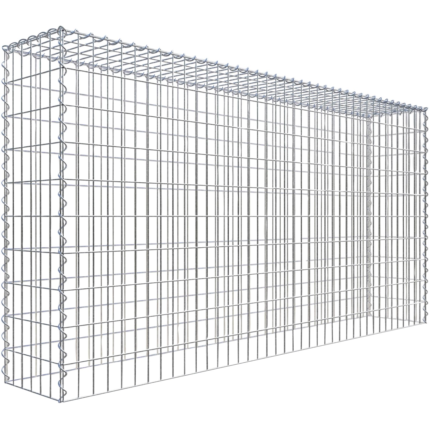 Gabiona Gabione-Anbaukorb Typ 3 100 x 200 x 30 cm Maschenw 5 x 10 cm