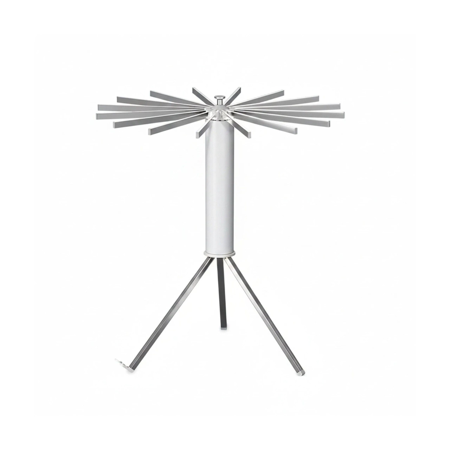 Relaxdays Wäscheständer Metall Weiß Ausziehbar Klappbar 121 cm x 112 cm 4,1 kg