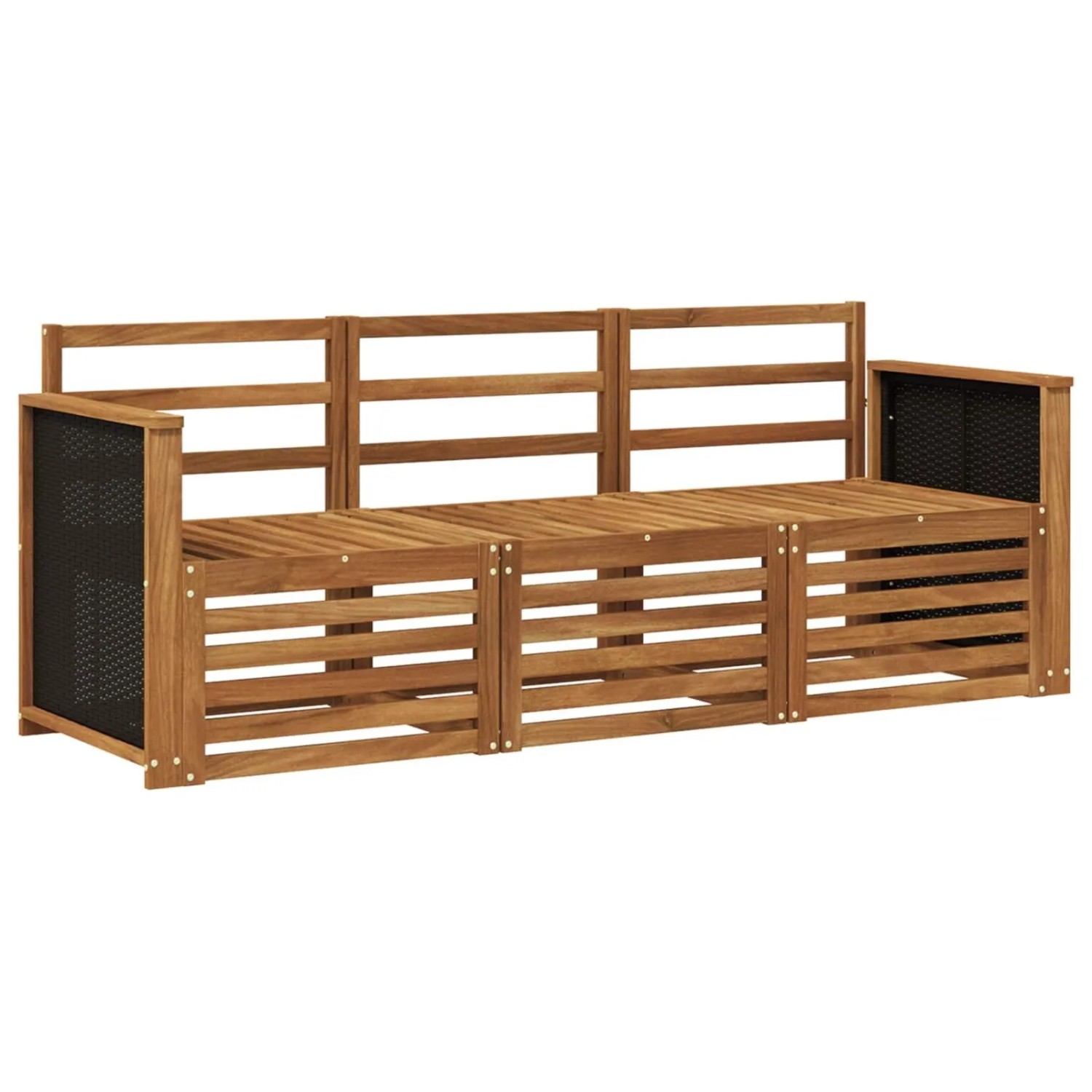 vidaXL Sofagarnituren 3 Stk Massivholz Akazie 3383950
