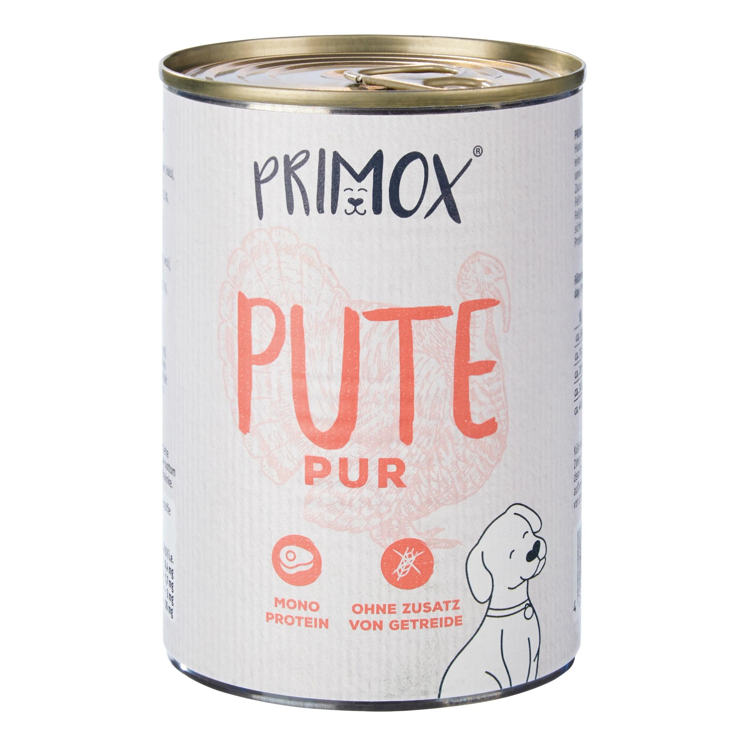 Primox Hunde-Nassfutter Pute Pur 400 g