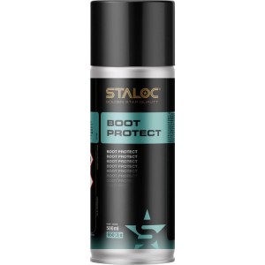 Staloc Boot Protect Schuhdeo Spray, 500 ml, schwarz-silber, antibakteriell für Schuhe & Stiefel.