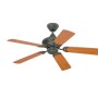 WESTINGHOUSE Deckenventilator Nevada, 105 cm, mit 5 Flügeln in Nussbaum/Kirsche und Fernbedienung.