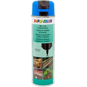 Dupli-Color Markierungsspray Leuchtblau, 500ml Dose für Lackreparatur und Karosseriearbeiten.