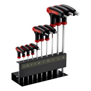 Wiltec Innensechskantschlüsselsatz 2-10Mm T-Griff Schraubendreher Innensechskant