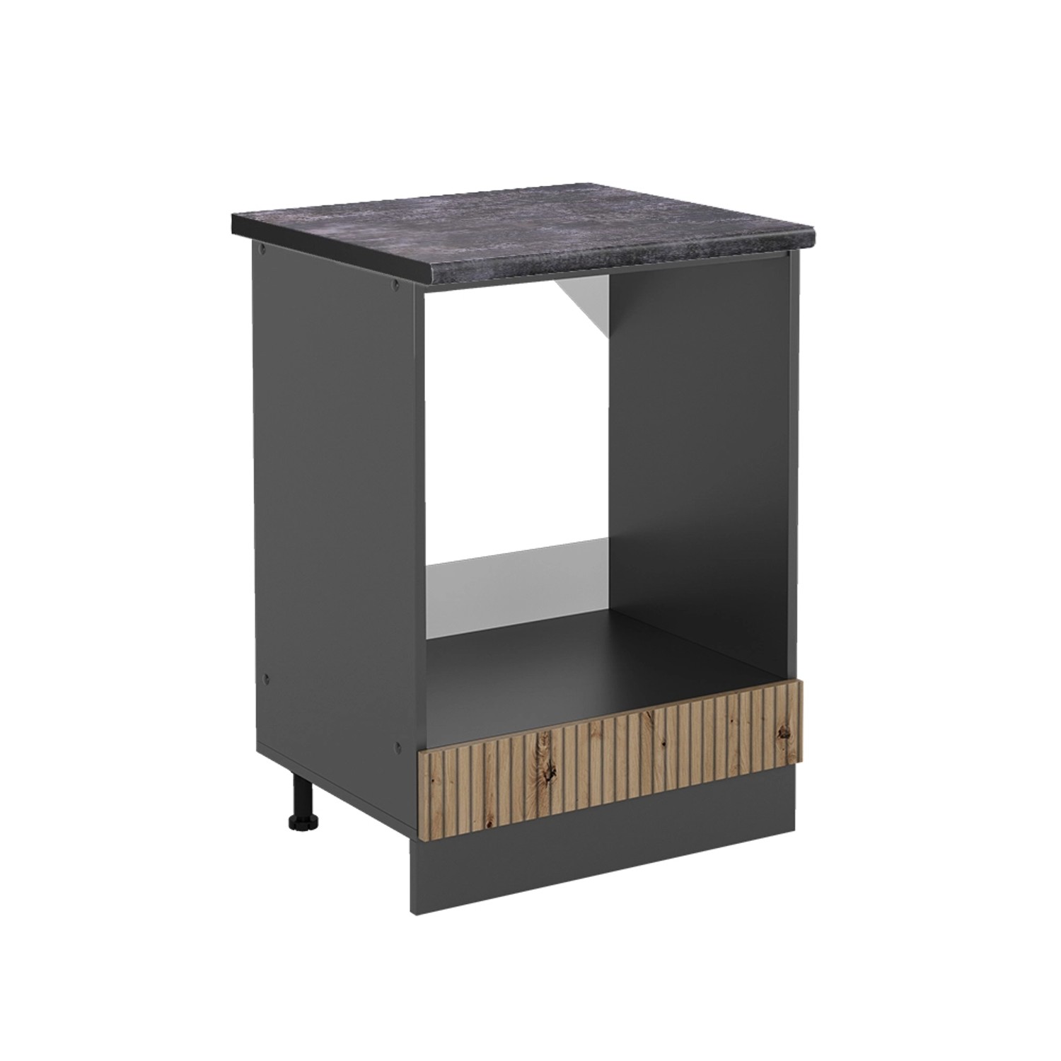 Vicco Herdumbauschrank R-Line Artisan-Eiche/Anthrazit 60 cm AP Anthrazit günstig online kaufen