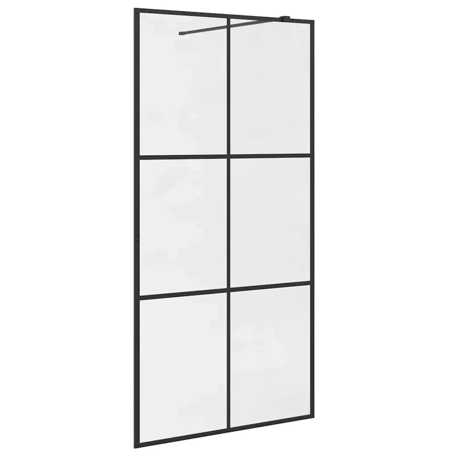vidaXL Duschwand für Begehbare Dusche mit Klarem ESG Glas 100x195 cm 151025