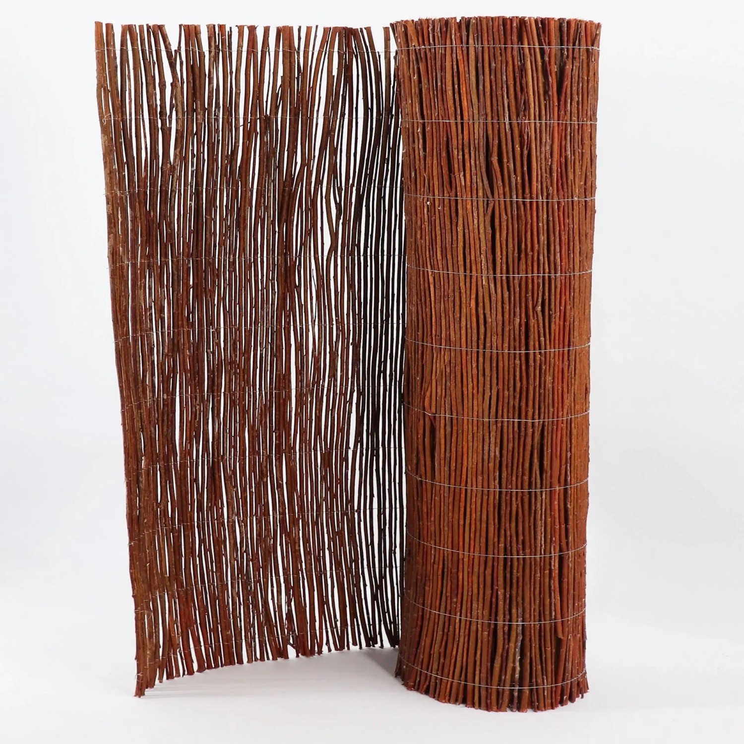 Aquagart Weidenmatte, 120cm hoch, als Sichtschutz für Garten und Zaunbau.