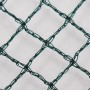 Detailaufnahme des grünen Aquagart Teichnetzes (4x10m) mit enger Maschenweite.
