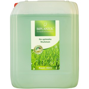 Kanister Biplantol Rasen Aktiv 10L, Pflanzenstärkungsmittel für gesunden, widerstandsfähigen Rasen.