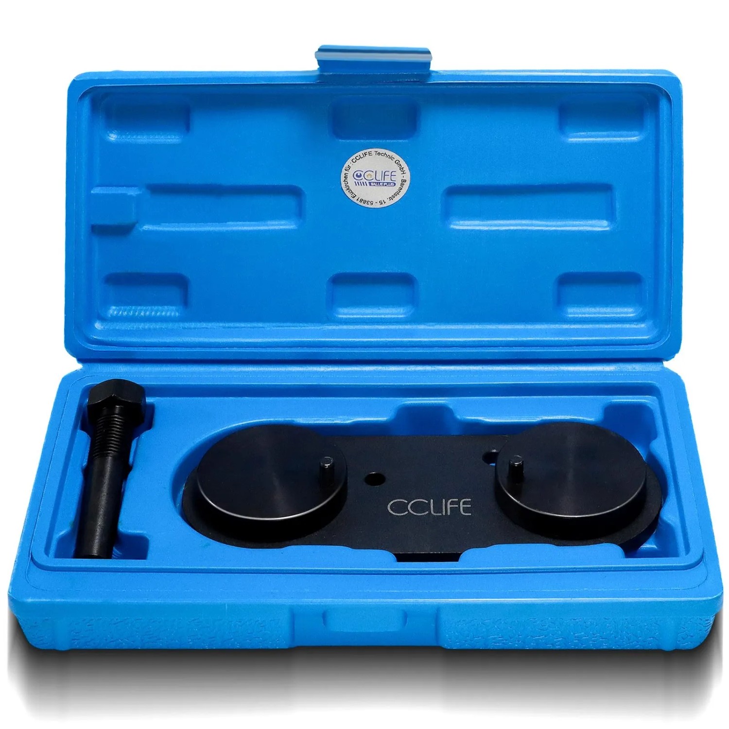 CCLIFE Steuerkette Werkzeug für VAG EA111 1.4/1.4T/1.6 Motoren inkl. OEM T10171A/T10340.