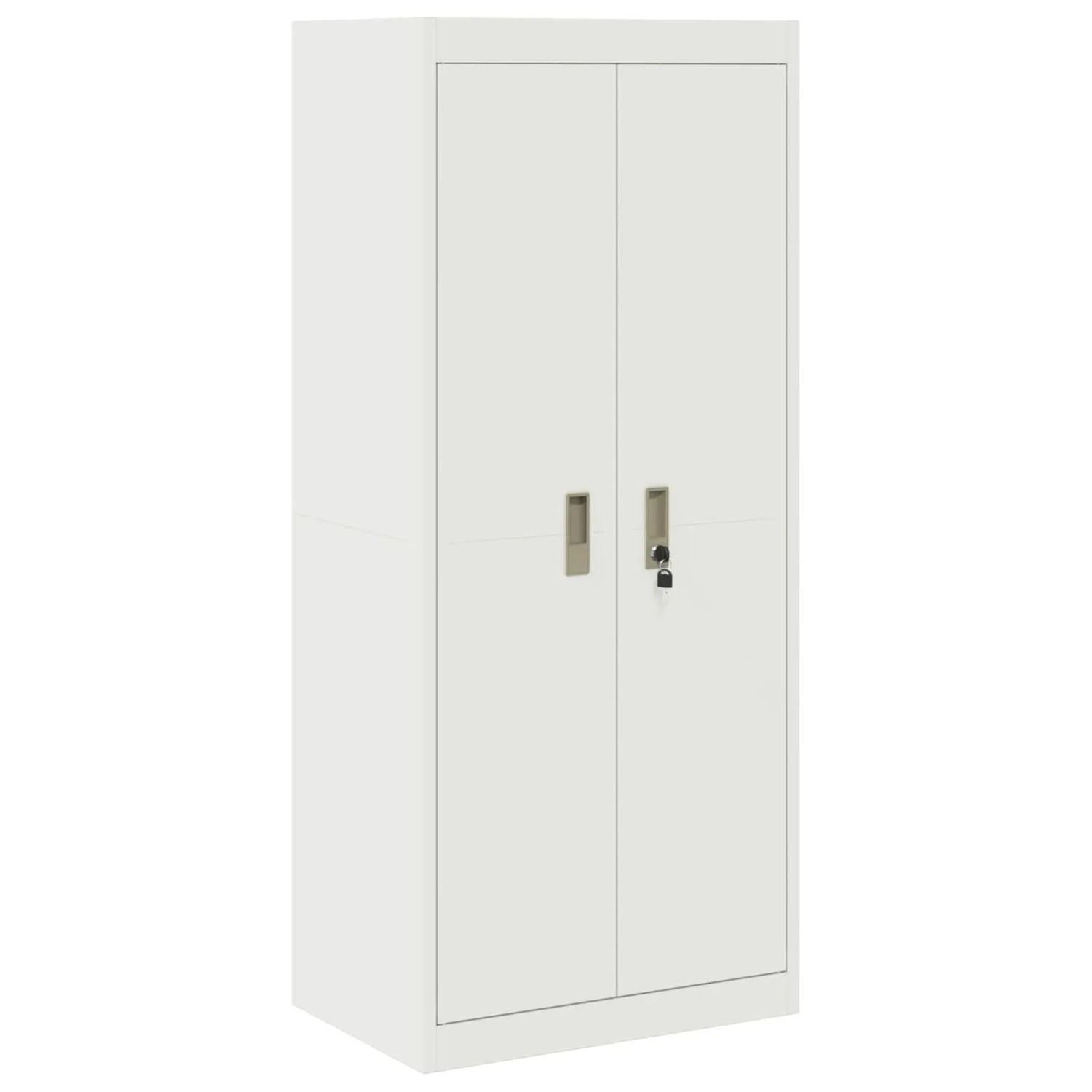 vidaXL Aufbewahrungsschrank Weiß 60 x 40 x 140 cm Stahl 891741