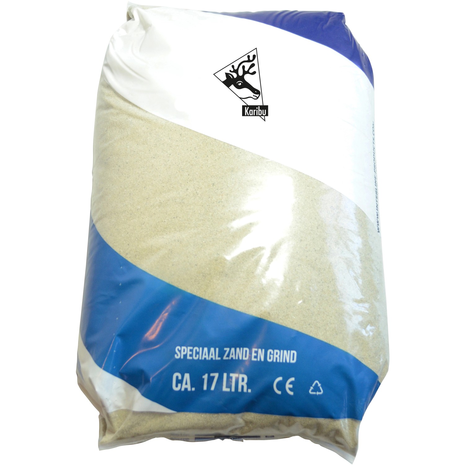 Karibu Filtersand, ca. 17 Liter, für Pools und Sandfilteranlagen.