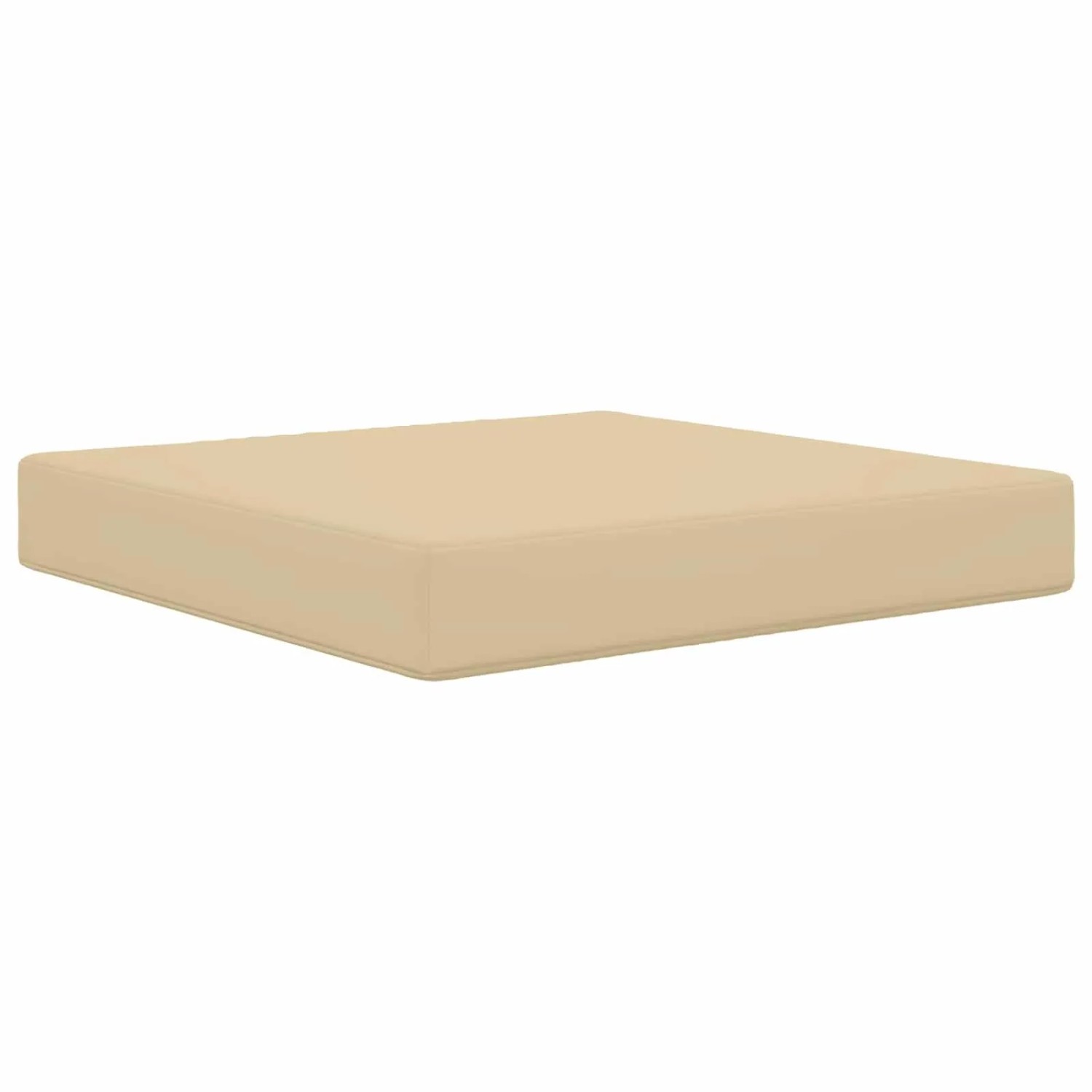 vidaXL Sofakissen für Draußen Beige 60 x 60 x 8 cm Polyester 900696