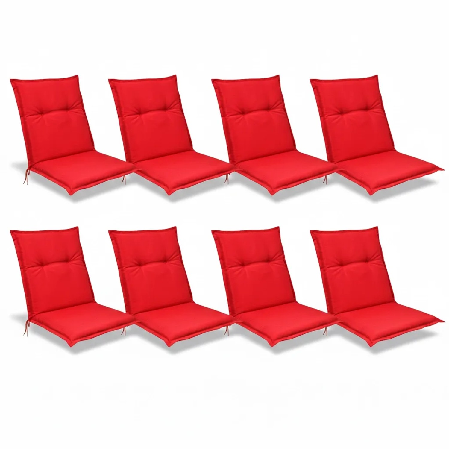 Beautissu Base NL Niederlehner 100x50x6cm Rot 8tlg