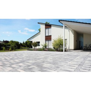 EHL Pflaster Tala Kombilangformat Weiß-Anthrazit