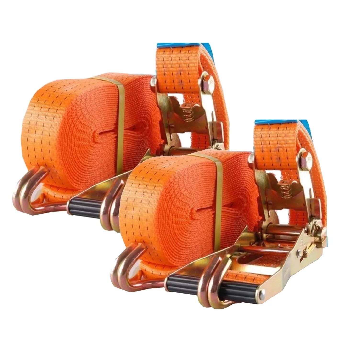 TRUTZHOLM 2x Spanngurt Ratschen 2 Teilig 10m 4t 4000kg TÜV/GS Orange