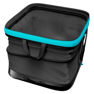 Gardena Gartenabfallsack PopUp, faltbar, 70x56x56 cm, grau. Praktischer Laubsack für Gartenabfälle.