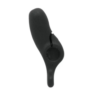 Ergonomisch geformtes Force Lenkerhorn aus Alu und Gummi, 12 cm lang, für Fahrräder.